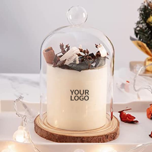 Christmas luxury candle vessel with lids